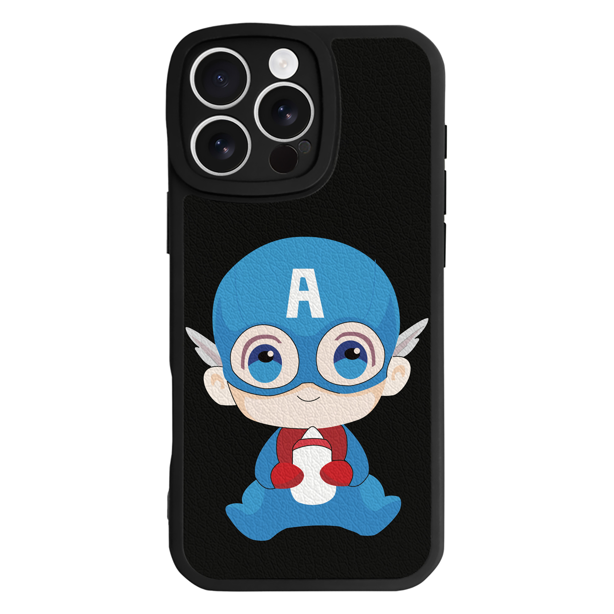（画像用） アベンジャーズ The Avengers 【iPhone 16シリーズ対応】シリコンスマホケース（レザー調） 材質：シリコン